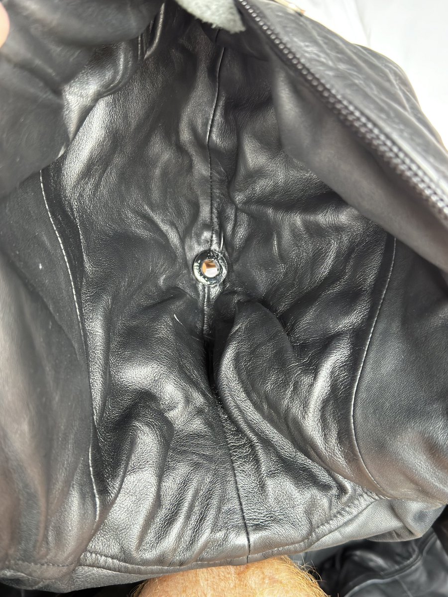 Just woke up from a nap inside our new @LeatherPrison Christopher Fetish sleep sack. If you love thick, comfy, cozy leather you will find this heavenly. I dozed off immediately 😴