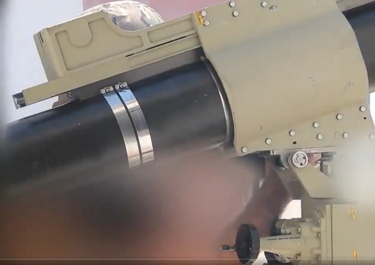 Interestingly Iran's Almas-3 launcher design seem to support several missile types

Almas-3 fiberoptic ATGM is steered via the Almas-1/2 (Spike) interface

But it also has two-axis turn handles for SACLOS guided ATGM, e.g the vast Toophan (TOW) family