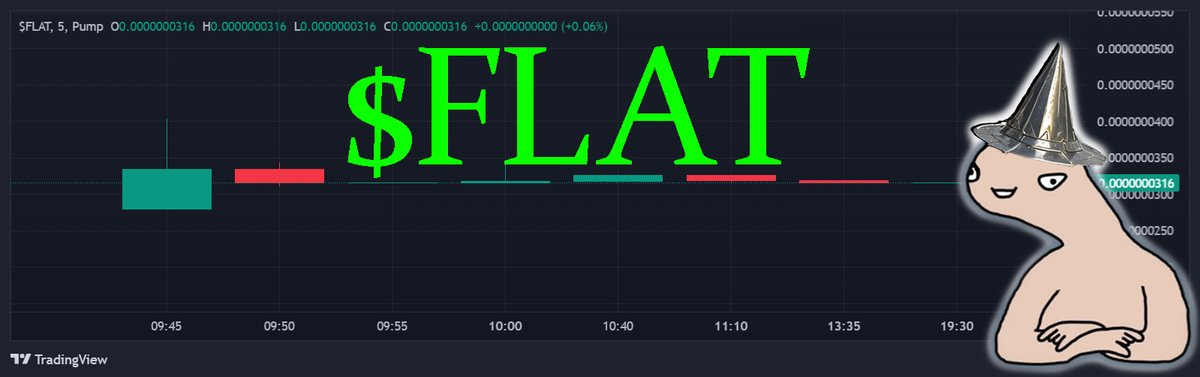 flerfer_solana's tweet photo. ππ Keep this chart FLAT with $FLERFER! π₯ Invest in the only token that's as FLAT as our Earth! π Join the #FlatEarth revolution and let's keep things pancake-level together! π₯π« #FLERFER #Crypto #Investing #KeepItFlat #solana #SolMemecoin #SOLMEME https://t.co/GGiOY1t4zb