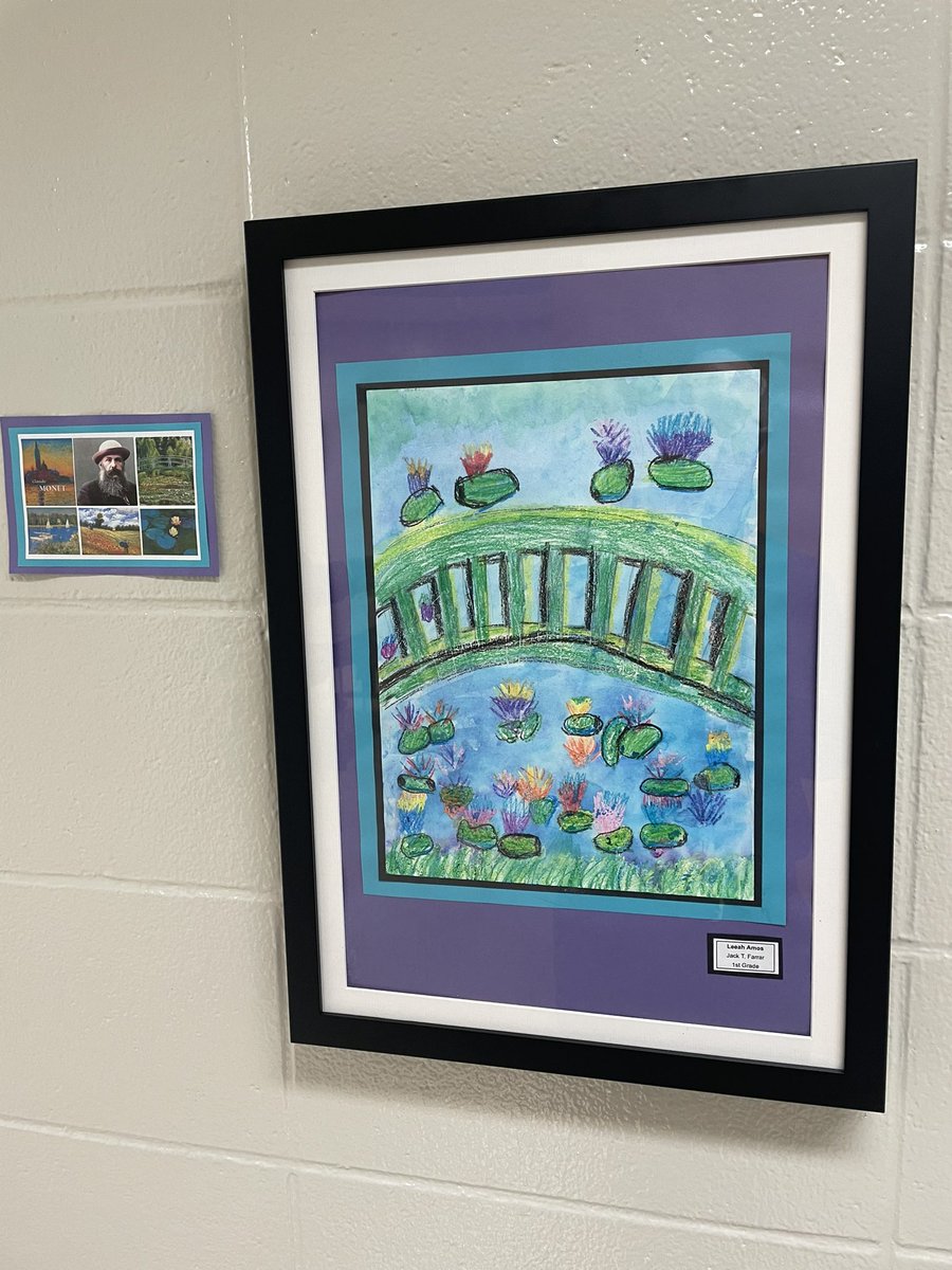The summer display is up at the @TCSPublic Admin Building. This display is made up of art from all of our elementary schools and will be in place through August. @DrCatStephens