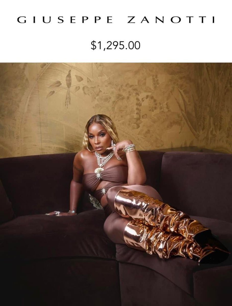 Mary J Blige is teaching us a Million Dollar Lesson

It’s that everybody is NOT your target audience!

This new collab between Mary J Blige and Giuseppe Zanotti is genius! 

Mary has been known for having the thigh high boots as a part of her signature look since the 90s

There