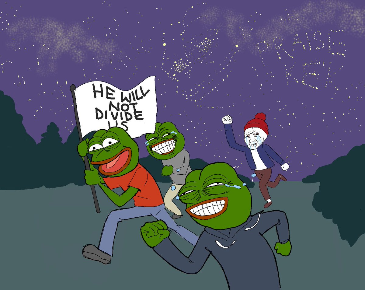 RevealingDaniel's tweet photo. Art imitating life.
#HeWillNotDivideUs https://t.co/2SEdxf0aWY