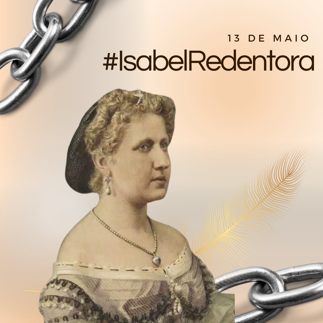 confembras's tweet photo. O legado de igualdade plantado pela Princesa não será esquecido!
Viva a Lei Áurea!
Viva a Princesa Isabel!
#IsabelRedentora https://t.co/PQp69cFwS3