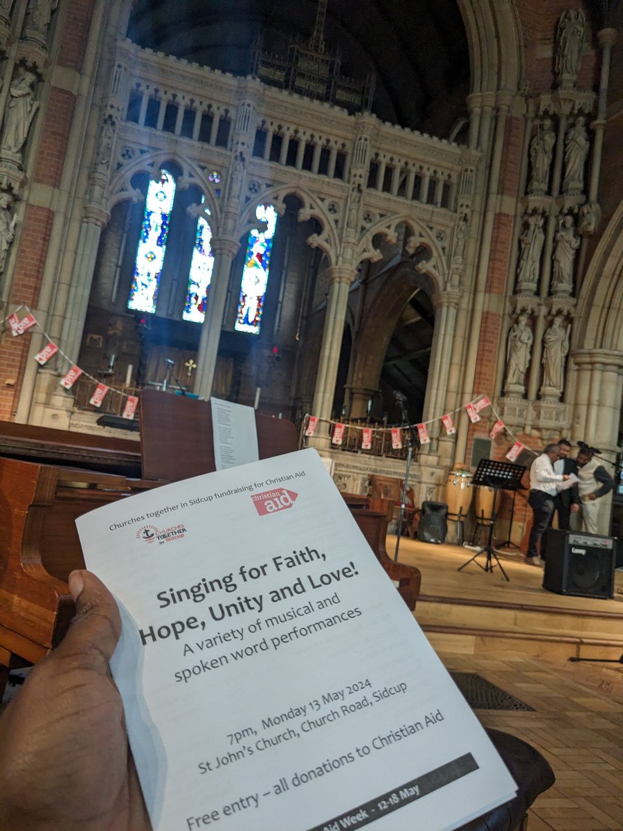 ChineMcDonald's tweet photo. A joy to represent @christian_aid at a fundraising concert at the local church closest to my house. Sidcup's got talent! Thanks so much @SJESidcup for an evening of music from Hindi, Chinese, Nigerian groups & more, to raise vital £££ for some of the world's poorest ❤️
#CAWeek https://t.co/SH1IG89wuA