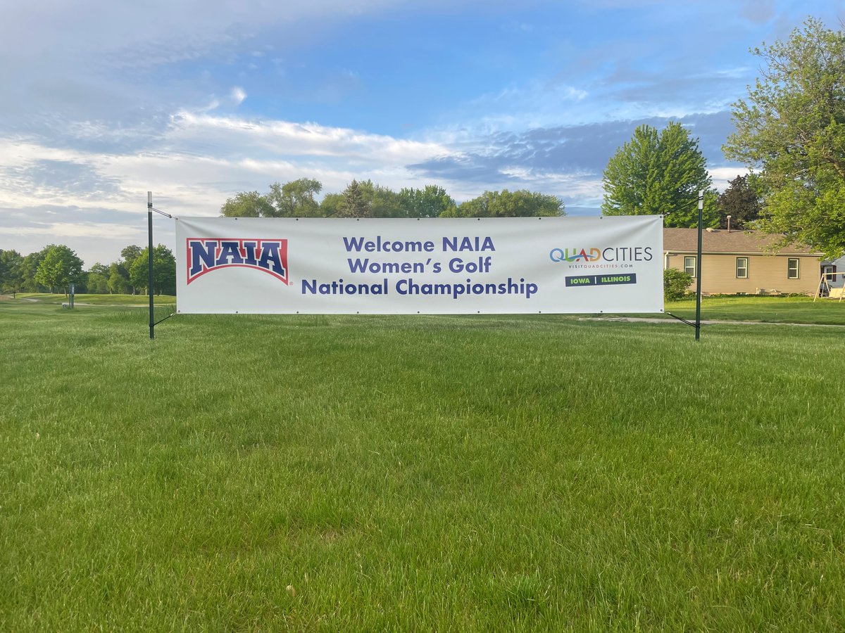 W⛳️ @TPCDeereRun is prepped and ready for the #NAIAWGolf National Championship and the #BattleForTheRedBanner! #collegegolf