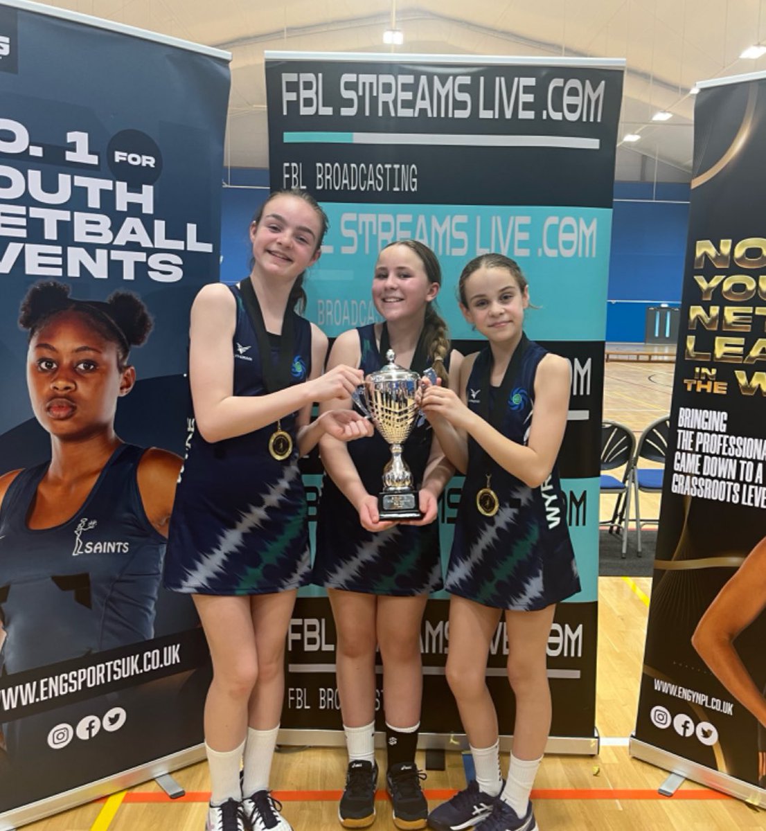 On Saturday Ellie, Freya, Sophie from Year 7 and <a href="/WyreNetballClub/">Wyre Netball Club</a> took part in the ENG Youth Netball Premier League Championship Finals….and with the rest of their team they won! 🏆 Amazing result - congratulations ⭐️ ⭐️ ⭐️ <a href="/Millfieldhighsc/">Millfield Science and Performing Arts College</a>