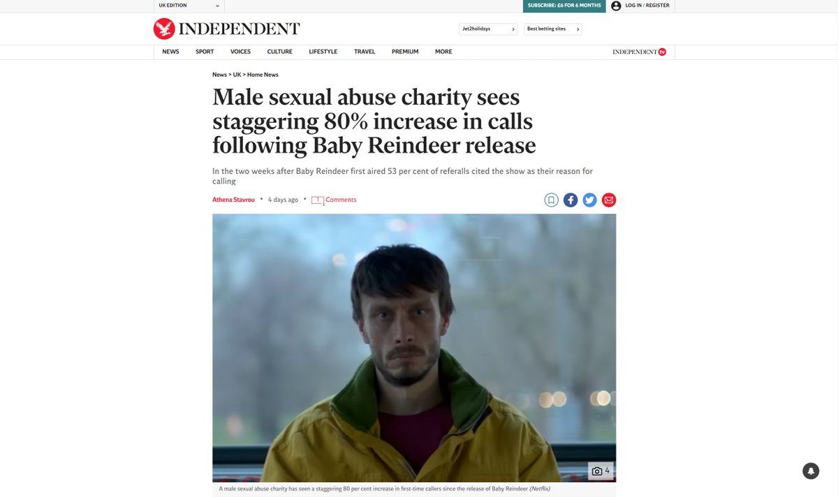 Thank you so much to @Athena_Stavrou from me and @ThisIsSurvivors for writing a really respectful, compassionate and genuinely interested interview in the @Independent. The article is brilliant independent.co.uk/news/uk/home-n… - it's journalists like you that are part of the solution!