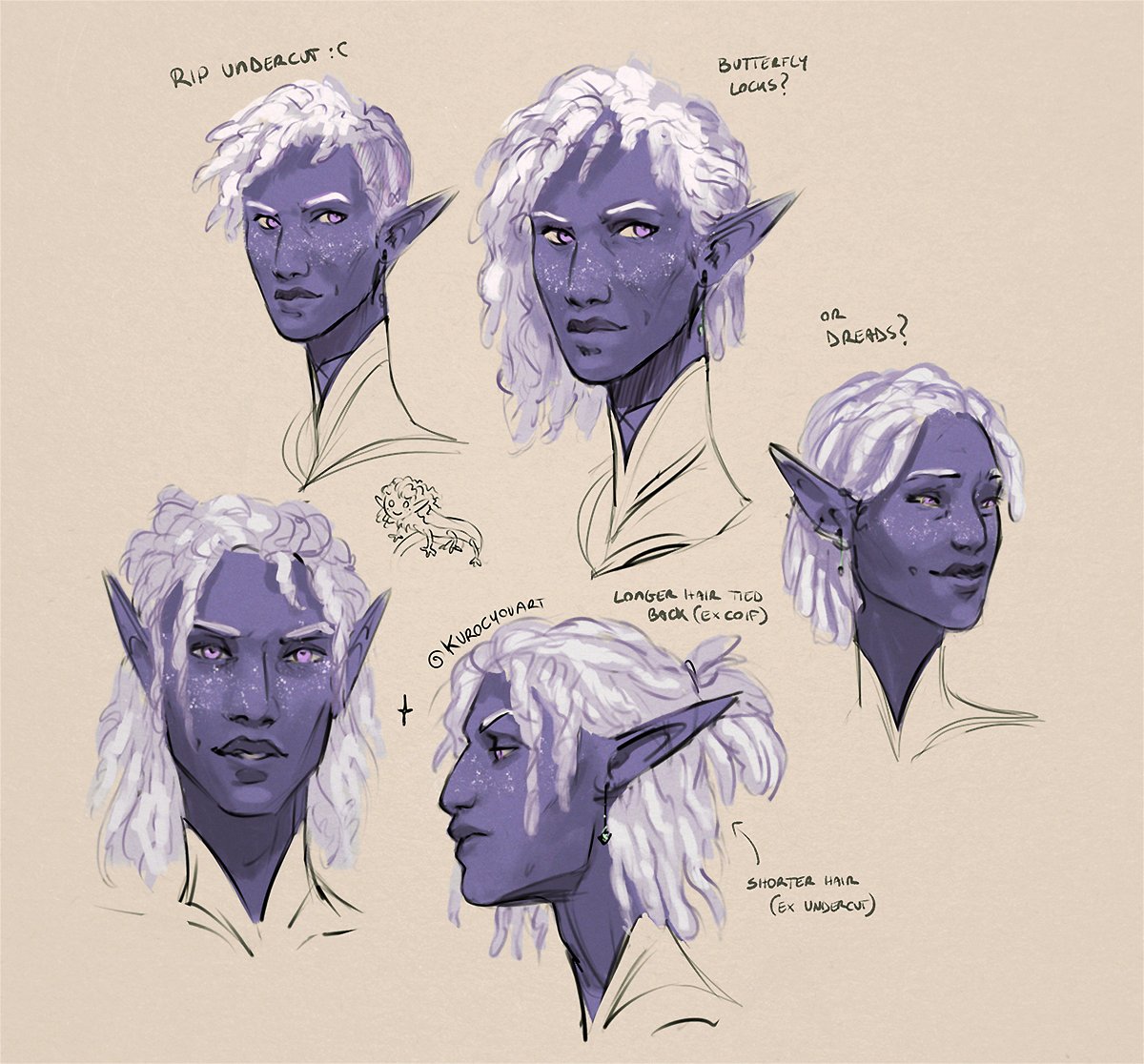 kurocyouART's tweet photo. I put a little bit of thought, and it's growing (ha) on me #essekthelyss #criticalrolefanart https://t.co/Cu6Tz9mNEm