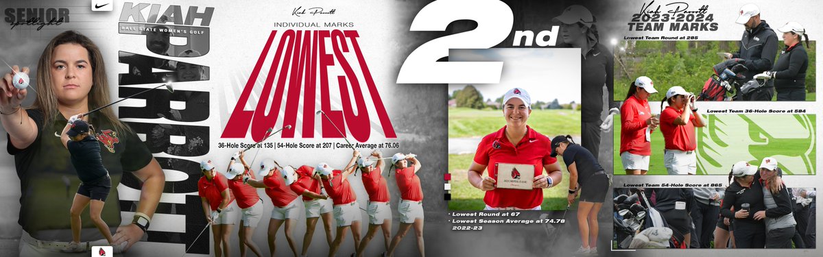 She left her mark not only on our program, but also in our ❤️ s

Thank You <a href="/KiahP15/">Kiah</a> for helping set the standard over your <a href="/BallStateWGolf/">Ball State Women's Golf</a> career!

#ChirpChirp x #WeFly