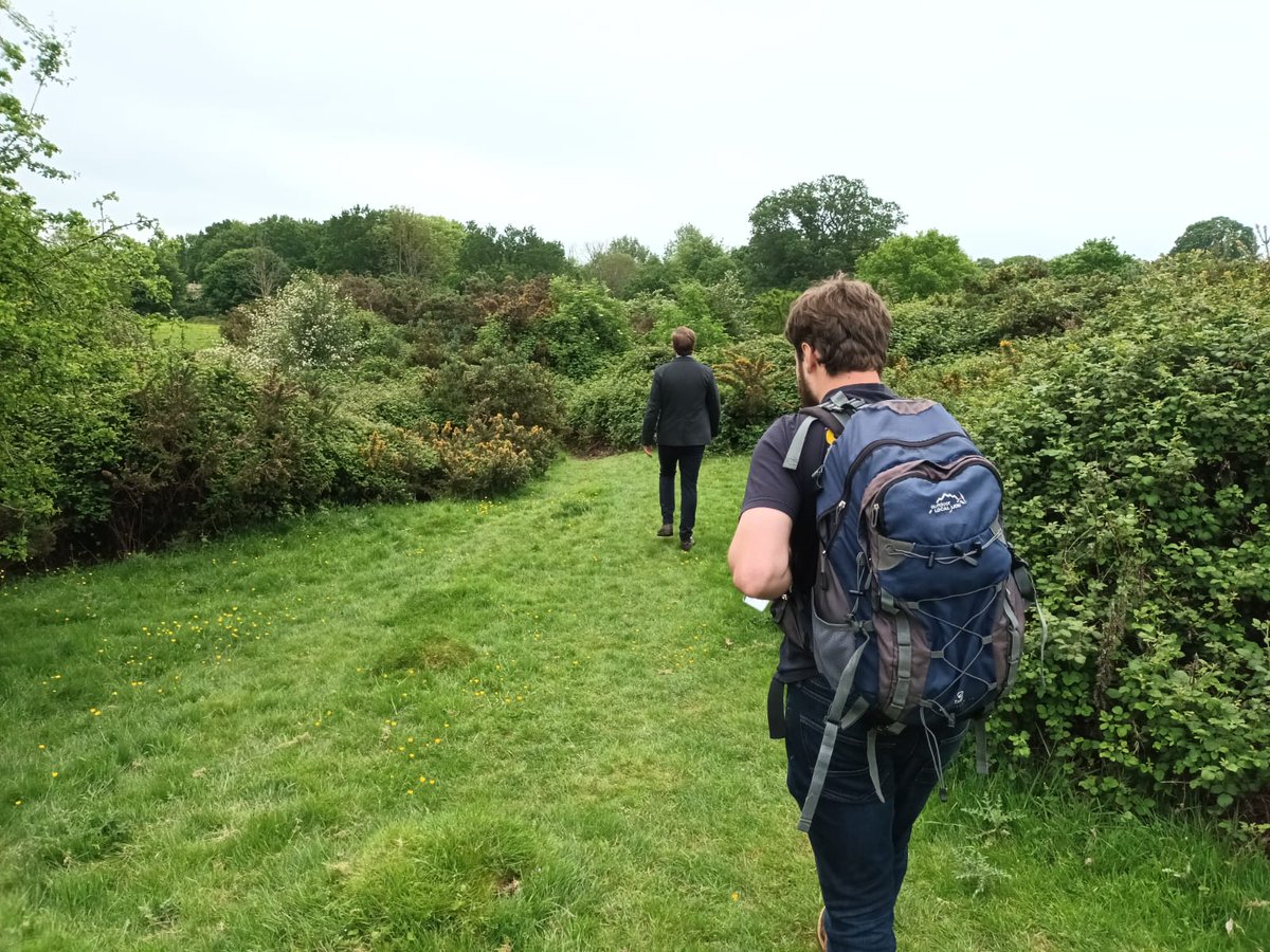 Today, we went out on two site visits. The 1st was to Benenden Girls School, is a very promising site with many great features and history. The 2nd was to Benenden Medows. We went there to see how the land is developing. A lot of wildflowers starting to come out. @BumblebeeTrust