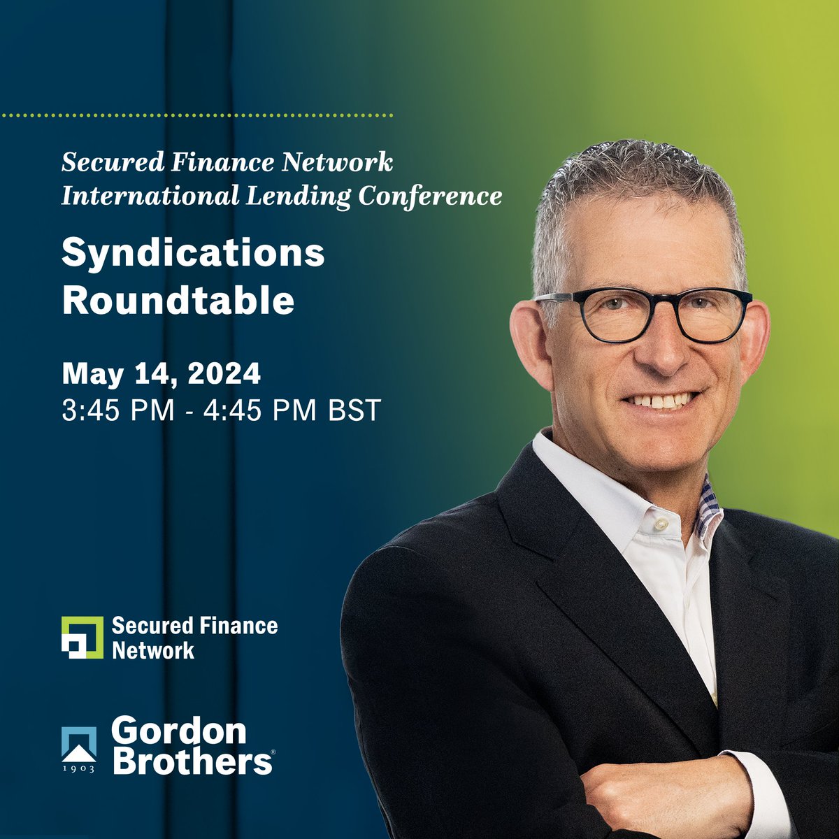 Gordon Brothers (@gordonbrothers) on Twitter photo Join Senior Advisor Peter York at <a href="/SFNet_National/">Secured Finance Network</a>âs International Lending Conference in London for a roundtable session heâs facilitating on May 14 about syndicated lending. If youâre attending and would like to connect with Peter, reach out directly. Join Senior Advisor Peter York at <a href="/SFNet_National/">Secured Finance Network</a>âs International Lending Conference in London for a roundtable session heâs facilitating on May 14 about syndicated lending. If youâre attending and would like to connect with Peter, reach out directly.