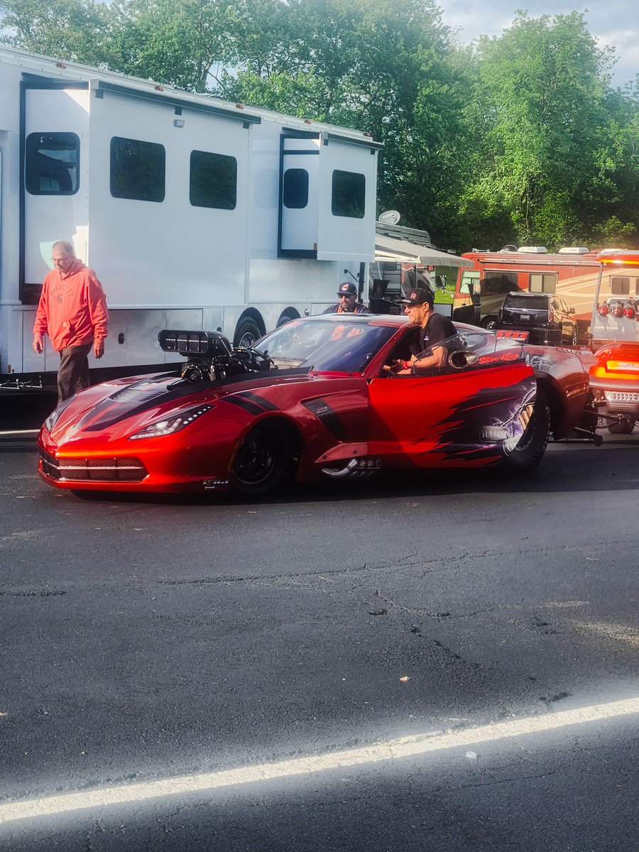 Congratulations to Steve King driver of the 'Savage' Corvette on winning the Cecil County Pro Mod invitational and winning $50k 

#NHRA #LODRS