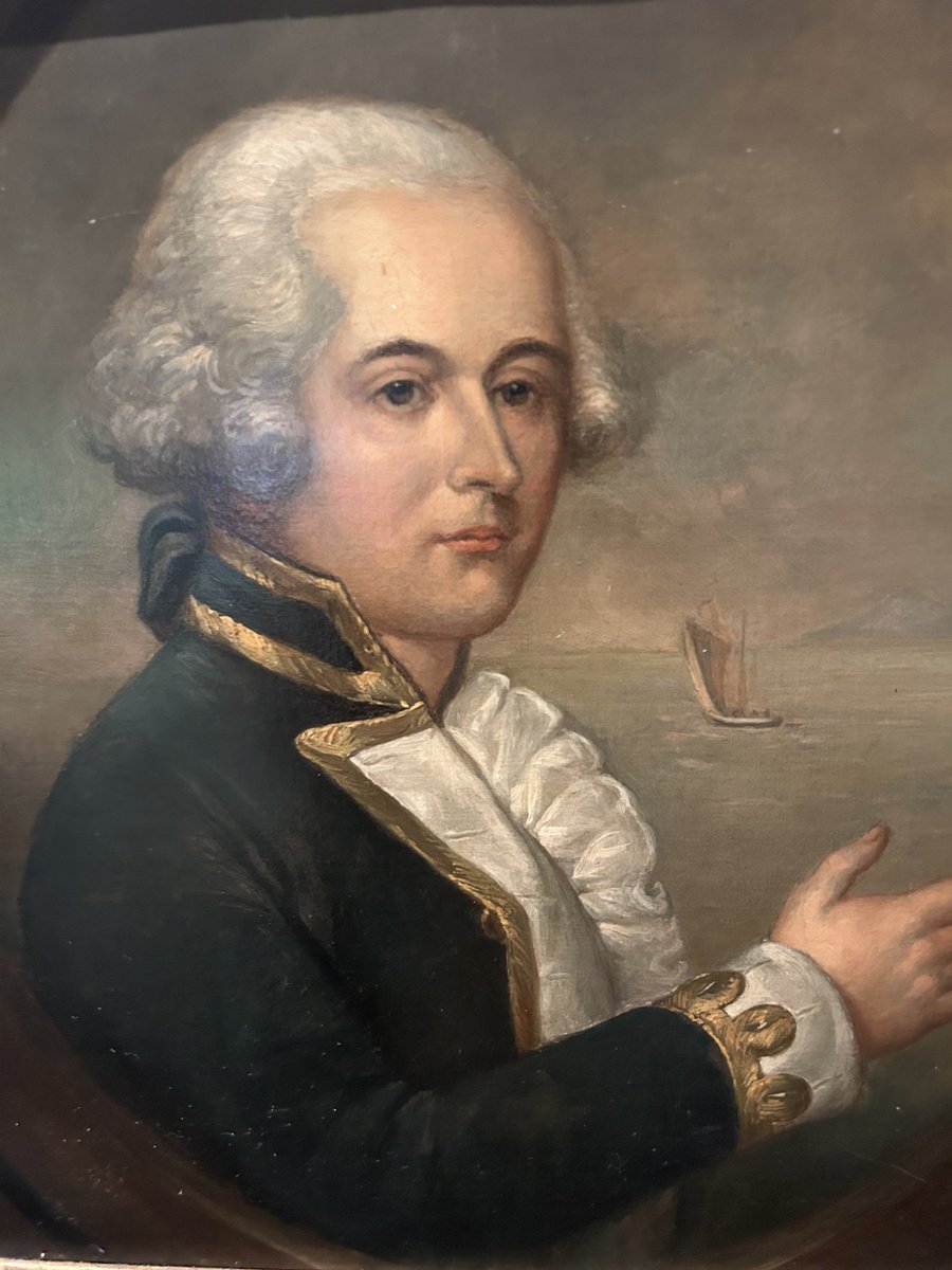 Fascinating to attend a cousin’s 90th in the Garden Museum in Lambeth and see the tomb of Captain Bligh, who is an ancestor. Also his portrait. A controversial figure, he was a brilliant navigator but was involved in three mutinies, most famously that on the Bounty.