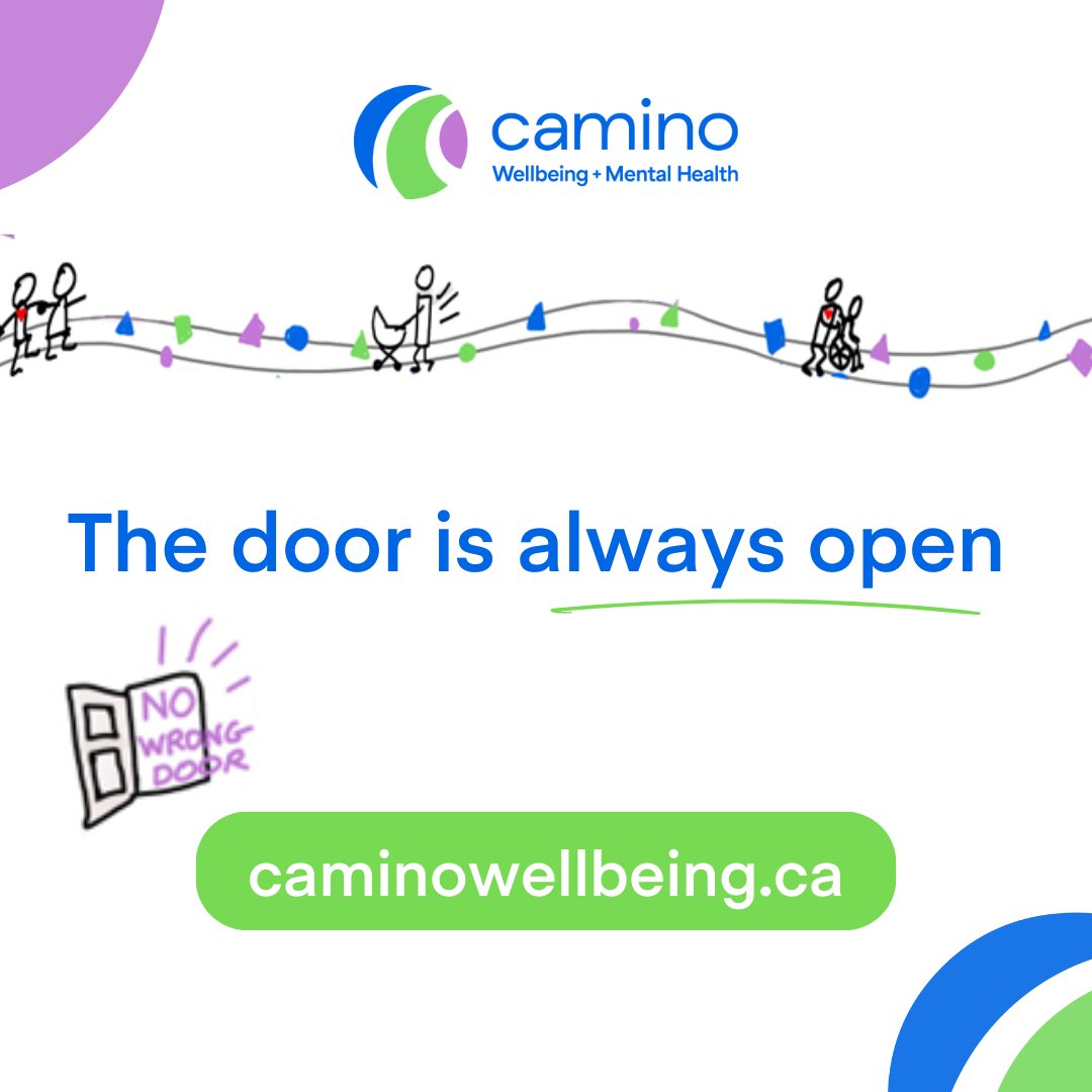 Camino is committed to removing barriers to care, so no one is ever turned away based on an inability to pay. Thanks to our generous supporters and volunteers, we are walking the path to improved wellbeing and mental health together. ow.ly/L1Pu50RERZY