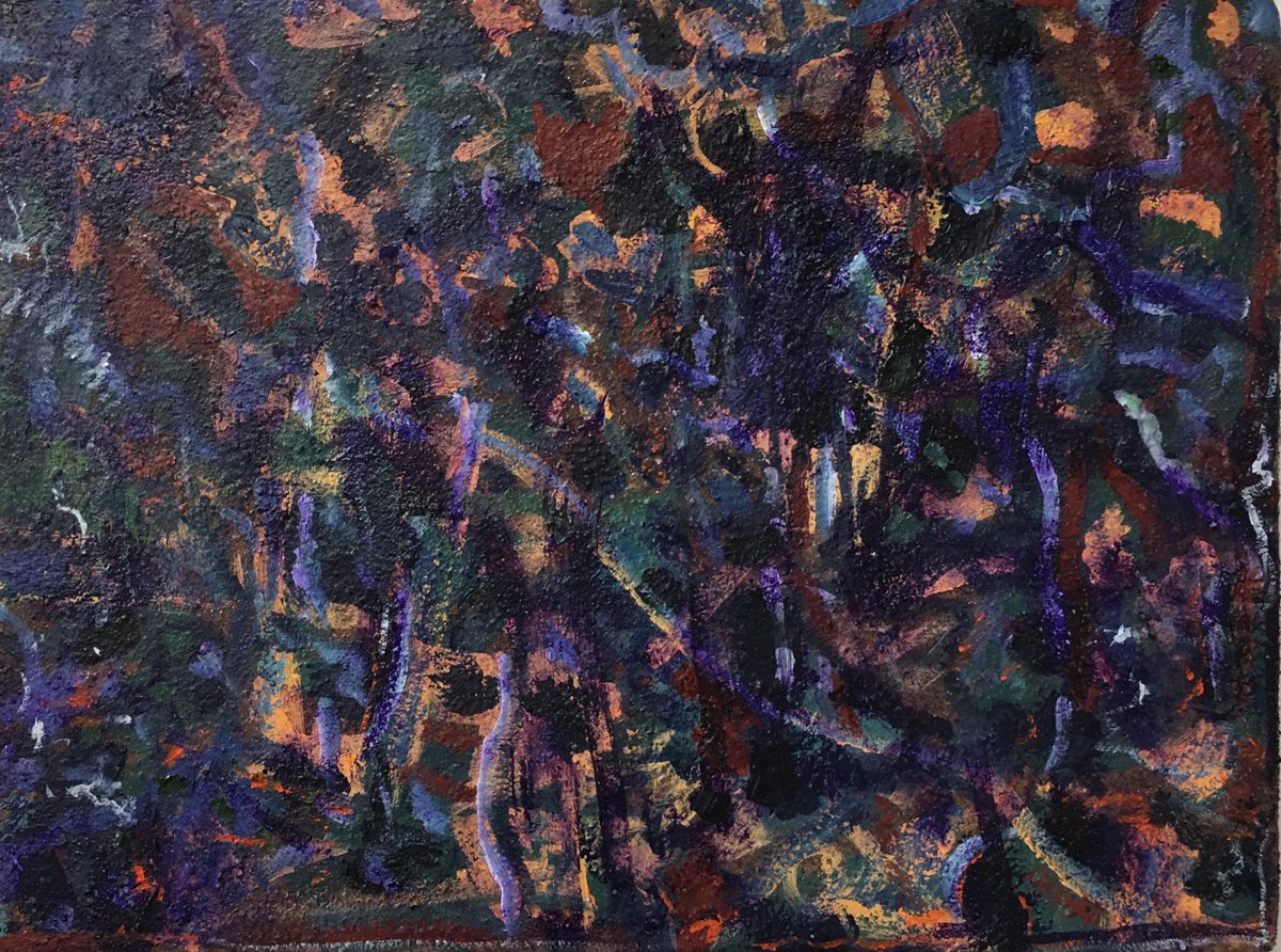 New work. Acrylic on linen 30 x 23cm.