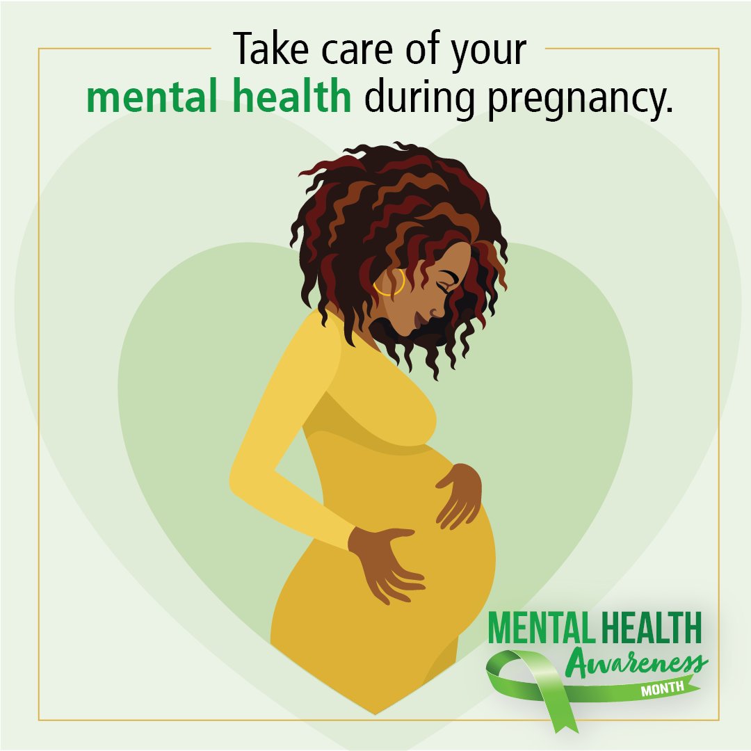 Pregnancy is beautiful, but it can also be emotionally complex. This #MentalHealthAwarenessMonth, remember it’s okay to not feel okay. Mood swings, anxiety, or feeling overwhelmed are all common. If you’re struggling, you’re not alone! ➡️ hubs.la/Q02wYvdD0 #MHAM2024