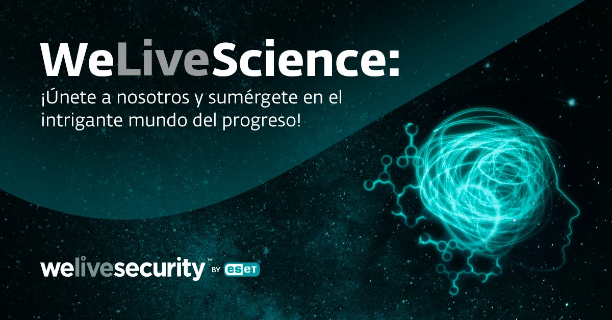 ESETLA's tweet photo. 🌍🔬 ¡Descubre el corazón de la ciberseguridad con #WeLiveScience!
En ESET, la investigación es nuestra pasión y nuestra misión.
Por eso en asociación con @StarmusFestival, te presentamos entrevistas exclusivas con las mentes más brillantes del planeta: https://t.co/o1Yb1qWy8n https://t.co/2DIExVawLQ