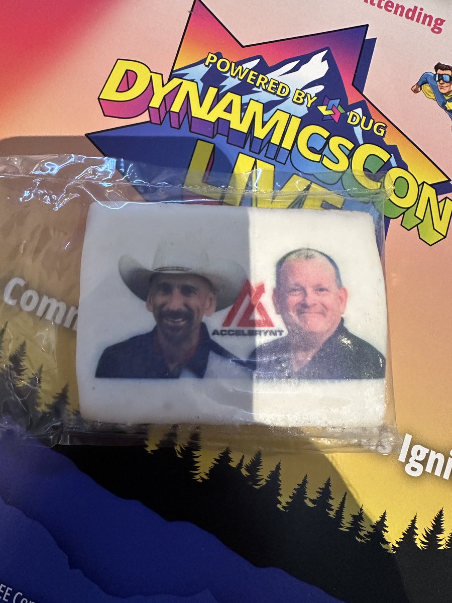 What is it called when you’re in a photo with the person you’re eating on a cookie? 

@Matalino16 @StevenChinsky Rob Delprado 

#dynamicsconlive #msdyn365bc #dug #businesscentral