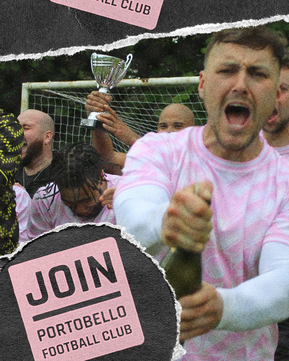 PLAY FOR PORTOBELLO FC 🦚. Join the Champions of the Middlesex County Football League, Division 2 🏆. To register your interest, visit: portobellofc.com #PortobelloRoad #ThePeacocks