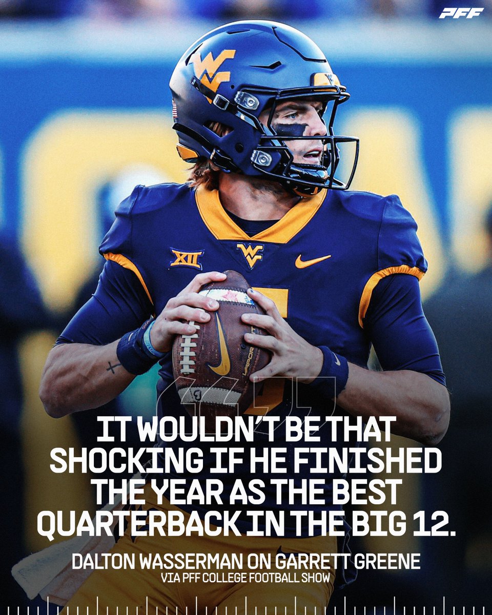 PFF_College's tweet photo. Don’t sleep on Garrett Greene👀 https://t.co/YnM5GVpvg2