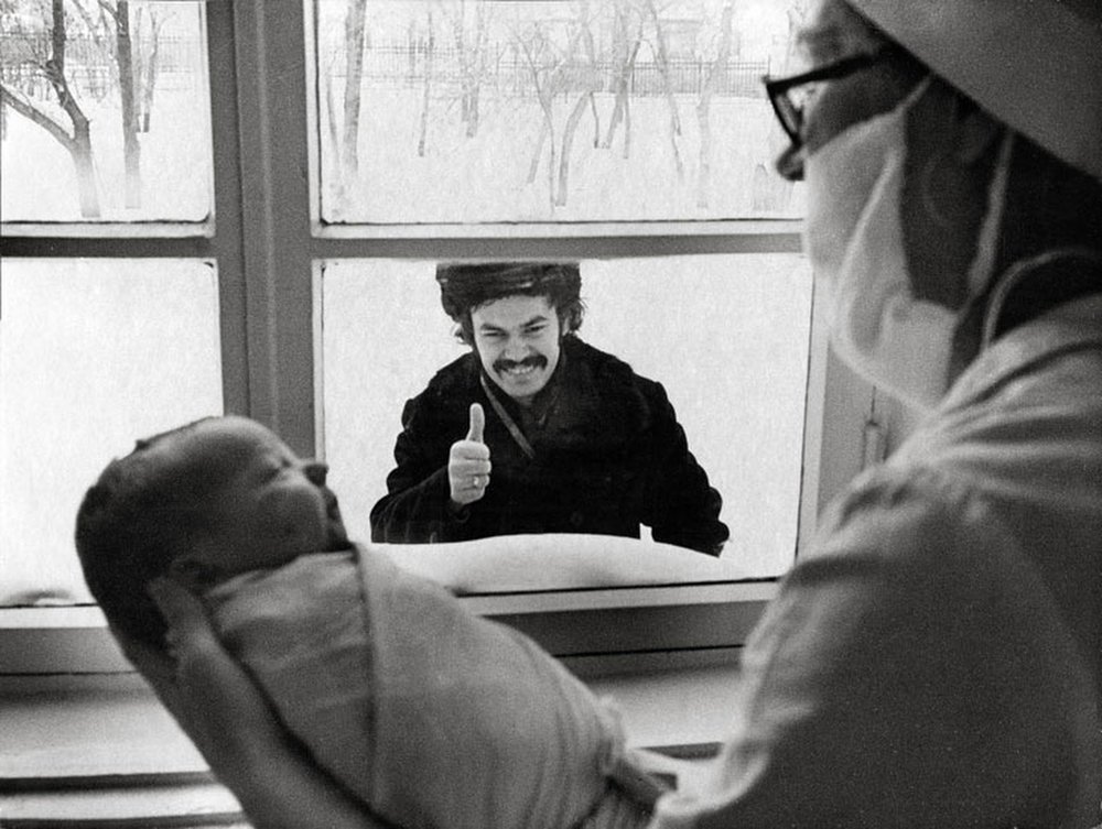 'A child was born' Photo by Sergey Vasilyev, USSR, 1977