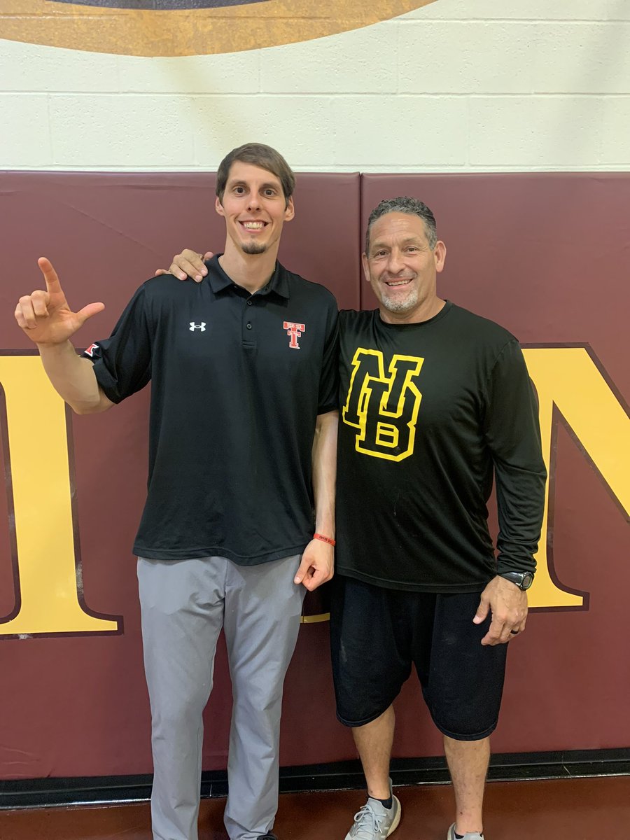 nblionathletics's tweet photo. Texas Tech is in the house! Coach Cochran had a great visit with our Lions. #Wreck’em
#LIONSATTACK https://t.co/r9kSVRo0YP