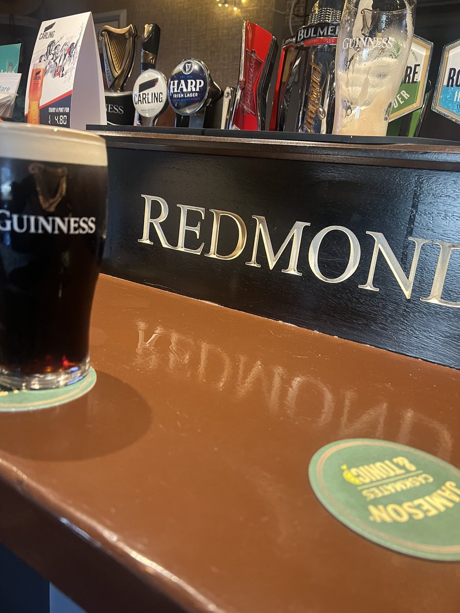 Redmonds at the Bay in <a href="/VisitRosslare/">Visit Rosslare Harbour</a>  - good local pub with holiday makers dotted around plenty of regulars on a Monday night. Great pint, atmosphere and nothing but friendly staff. €5:50 a pint seems cheap compared to Dublin these days too.