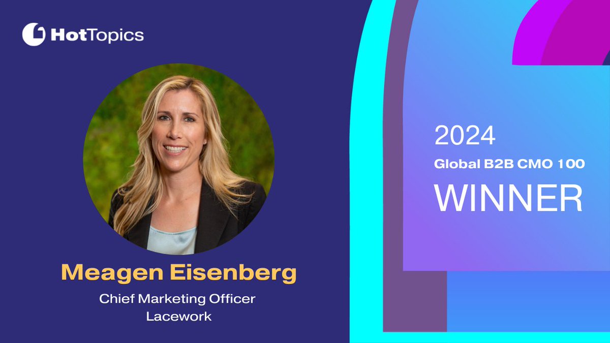 We're so proud of @meisenberg for being recognized as a @HotTopics Global B2B CMO 100 winner for 2024! 🎉 Meagen is an integral part of our mission to advance data-driven #cloudsecurity worldwide. Learn more: okt.to/jtehfR