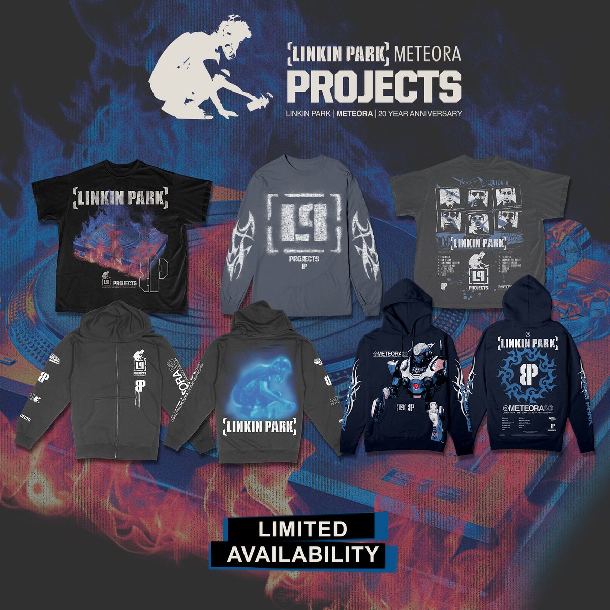 Linkin Park x Brooklyn Projects - back in stock with limited availability lprk.co/LPxBP