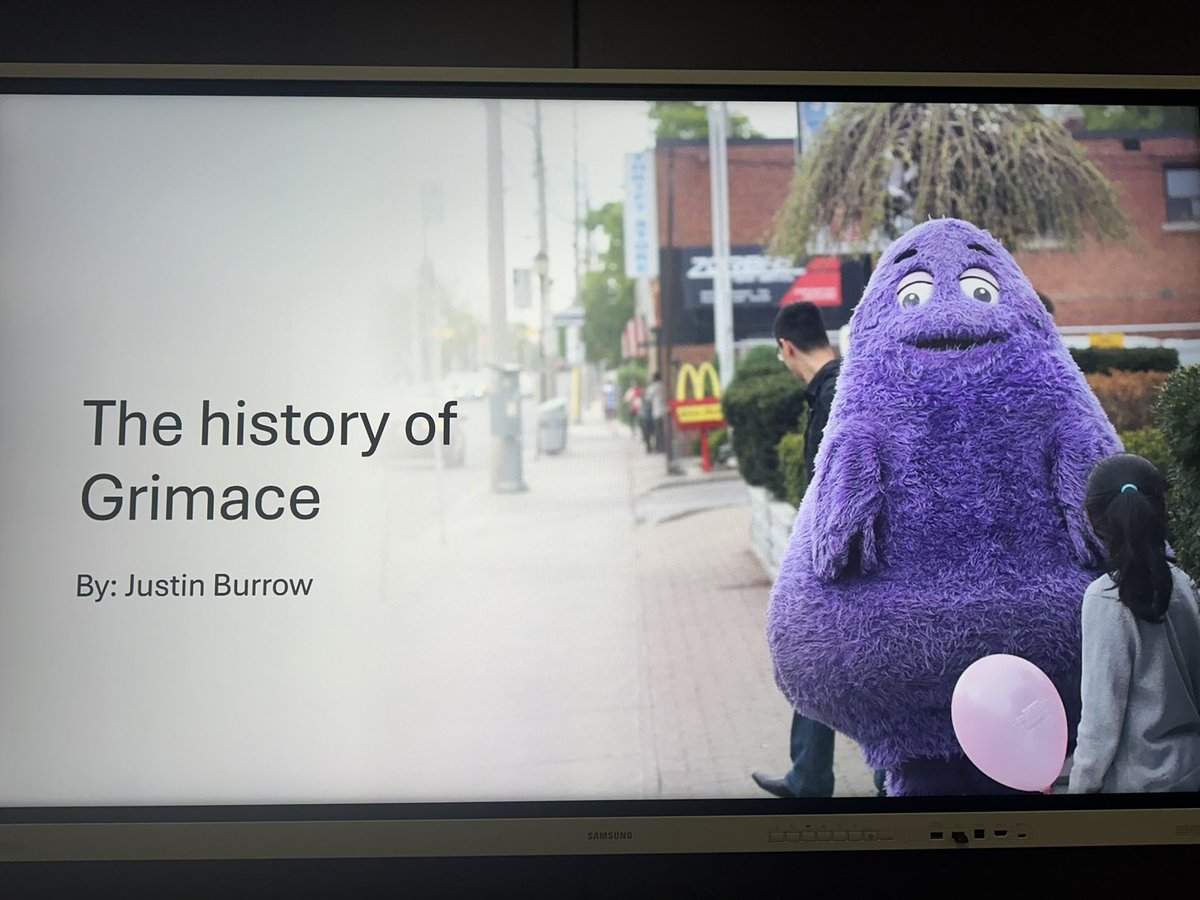 Brittany Wallace Knauer (@coachwally15) on Twitter photo Last project of the year and gave 8th U.S. History the chance to explore past the Reconstruction Era - softball, the Hubble Telescope, the evolution of American music, and Grimace, oh my! Great projects created by all! <a href="/morganhistory2/">morganhistory</a> <a href="/mjhsbears/">Montgomery Junior High</a> Last project of the year and gave 8th U.S. History the chance to explore past the Reconstruction Era - softball, the Hubble Telescope, the evolution of American music, and Grimace, oh my! Great projects created by all! <a href="/morganhistory2/">morganhistory</a> <a href="/mjhsbears/">Montgomery Junior High</a>