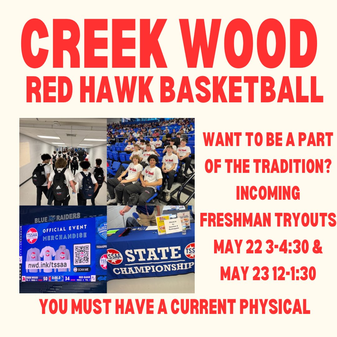 Creek Wood Red Hawk basketball tweet media