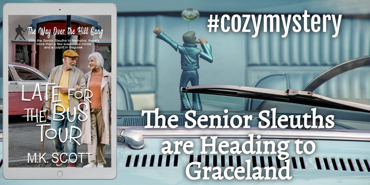 The senior sleuths are headed out to Memphis and the city will never be the same.#cozymystery amazon.com/dp/B0D1L43WSP