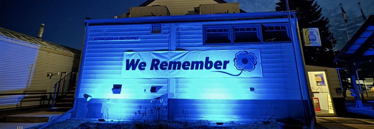 #ICYMI Legion Branches are illuminating themselves in blue in honour of the #RCAF100! Is your local Legion Branch illuminated in blue in honour of the Royal Canadian Air Force’s Centennial? @RCAF_ARC