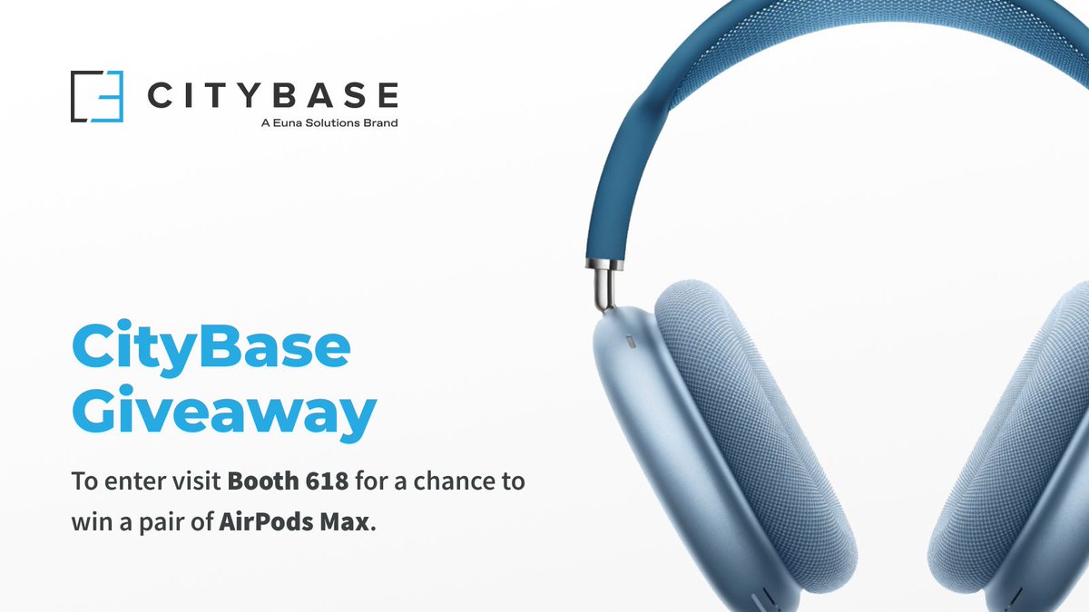 Florida GFOA is almost here! Stop by CityBase Booth #618 to test out our enterprise platform and learn how many of your own Florida neighbors already benefit from centralized payments. Plus, enter our raffle for a chance to win a new pair of Airpods Max.