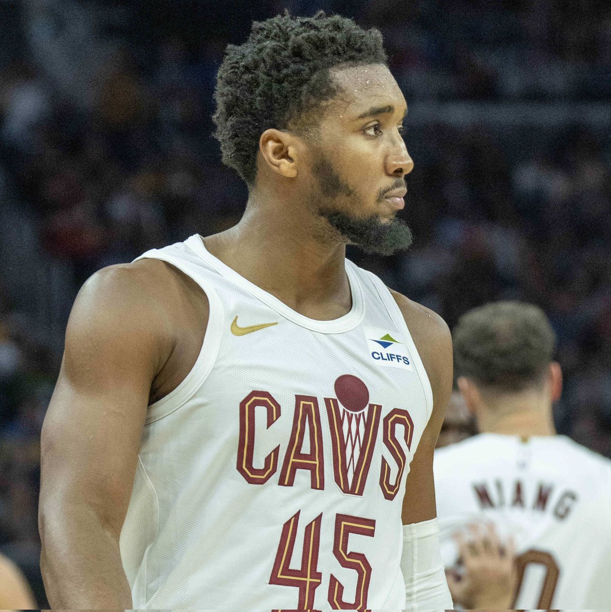 ⚠️ ATENÇÃO! Com incômodo na panturrilha, Donovan Mitchell não participou do treino do Cavs hoje de manhã.