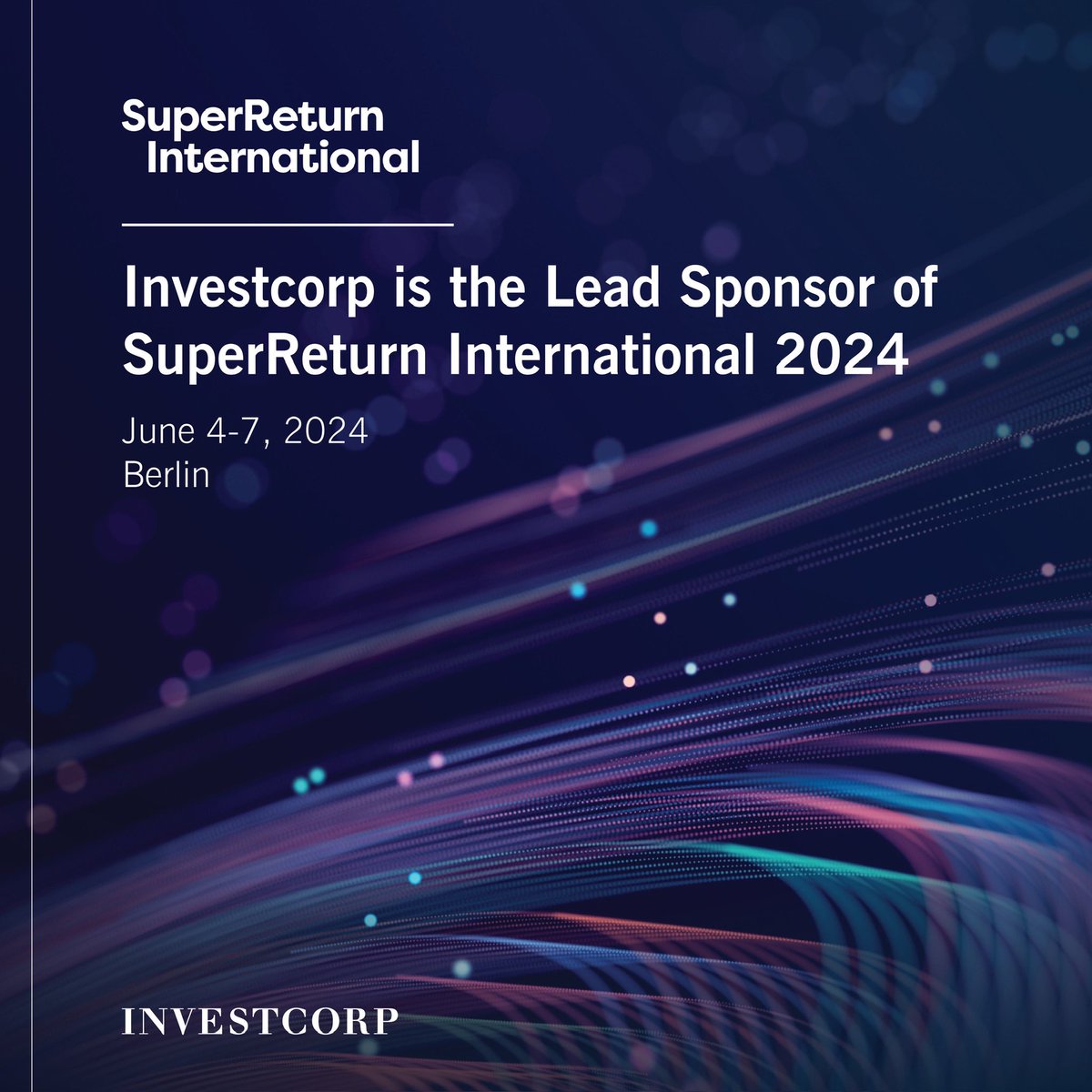 Investcorp's tweet image. #Investcorp is the proud Lead Sponsor of @SuperReturn International 2024. In just under a month, the Investcorp team will be sharing valuable insights at the conference in Berlin as well as connecting with industry leaders to discuss the private capital industry. #SuperReturn
