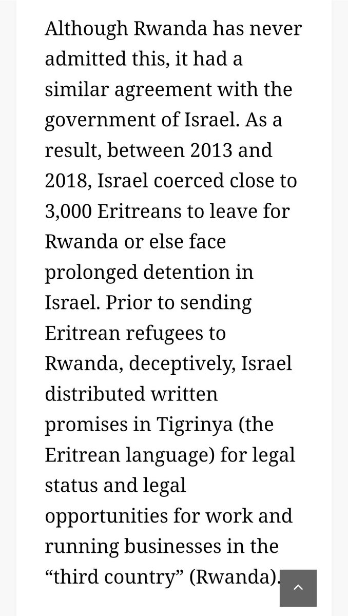 @rumeliobserver Astonishing take.

Apart from Rwanda's dismal record on public liberties, its military adventurism and its failure to provide food security to its own rural population, it has a track record of mistreating refugees.

hrc-eritrea.org/the-real-impli…