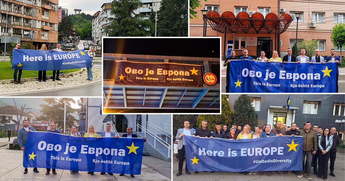 👉Mitrovica - Zvečan - Zubin Potok - Leposavić 👈 Ово је Европа 🇪🇺 #ThisIsEurope 📢 #Kosovo needs #CoE & #EU, and not #ASM @EmmanuelMacron @Bundeskanzler @avucic @GermanAmbKOS