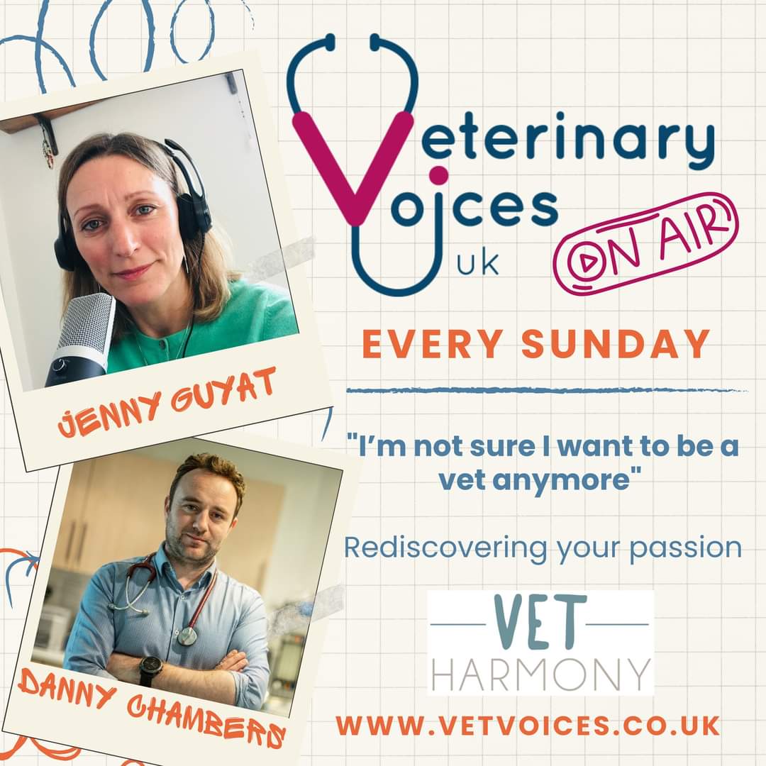 Vet Voices On Air (@ukvetvoices) on Twitter photo "I’m not sure I want to be a vet anymore."
Being a vet is more than a job - it's our whole identity!
But what happens when doubts creep in and the passion fades?
<a href="/DannyVet/">Danny Chambers MP 🔸🩺</a> delves into the complexities of veterinary identity with <a href="/Vet_Harmony_uk/">Vet Harmony</a>
podcasters.spotify.com/pod/show/veter… "I’m not sure I want to be a vet anymore."
Being a vet is more than a job - it's our whole identity!
But what happens when doubts creep in and the passion fades?
<a href="/DannyVet/">Danny Chambers MP 🔸🩺</a> delves into the complexities of veterinary identity with <a href="/Vet_Harmony_uk/">Vet Harmony</a>
podcasters.spotify.com/pod/show/veter…