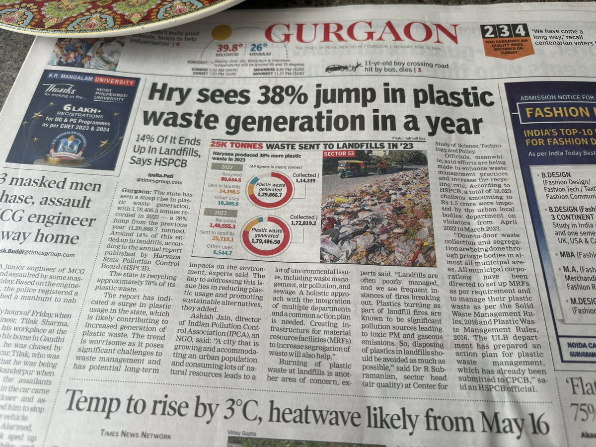 SethiRuchikaT's tweet photo. Take #individualaction to cut back disposable packaging. Adopt a reusable culture. Use @3BkaFunda
Be it food on the go, take-aways , leftover packing …use your own reusables.
This is one way to #stopwasteburning. “न रहेगा बांस ना बजेगी बांसुरी”l
#beatpollution
#MissionLiFE https://t.co/SBZp0lr5rX