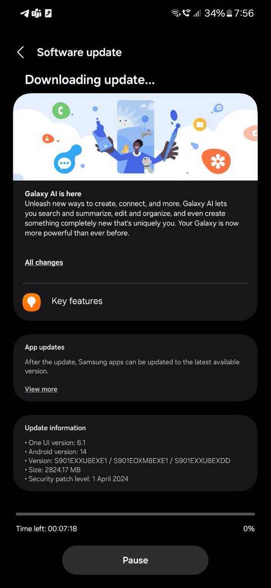 Samsung S22 Ultra One Ui 6.1 is Rolling Out in India

Wait is Over 🔥🥹

#samsungs22ultra #samsung #oneui #sahejsain