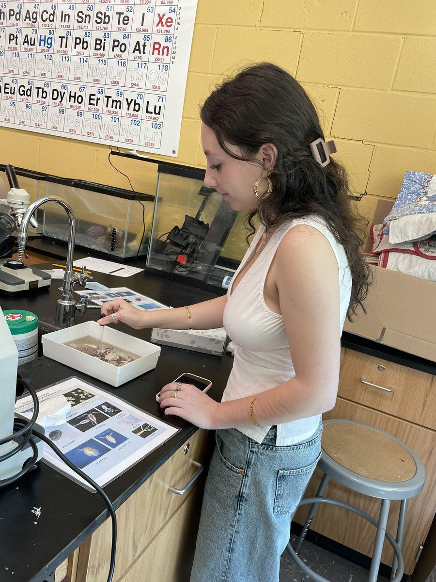 FairfieldSuper's tweet photo. The Mill River Wetland Committee visited WFC for a student lab. Students viewed phyto and zooplankton and learned about how these organisms support the health of our water. The lesson was funded through the Long Island Sound grant through @UConn and CT Sea Grant. https://t.co/uUHVLiZHUx