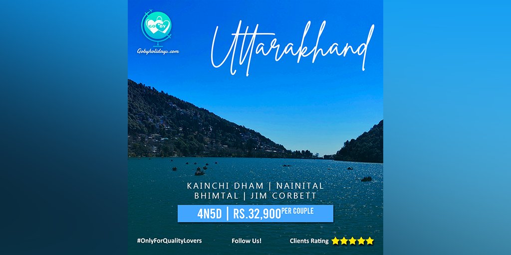 #GoByHolidays gives you a chance to immerse into the eclectic mix of cuisines, customs, and people in Uttarakhand. Browse through a wide range of Uttarakhand tour packages starting at just Rs.32,900 per couple. #OnlyForQualityLovers #YourOwnTravelCompany #uttarakhand