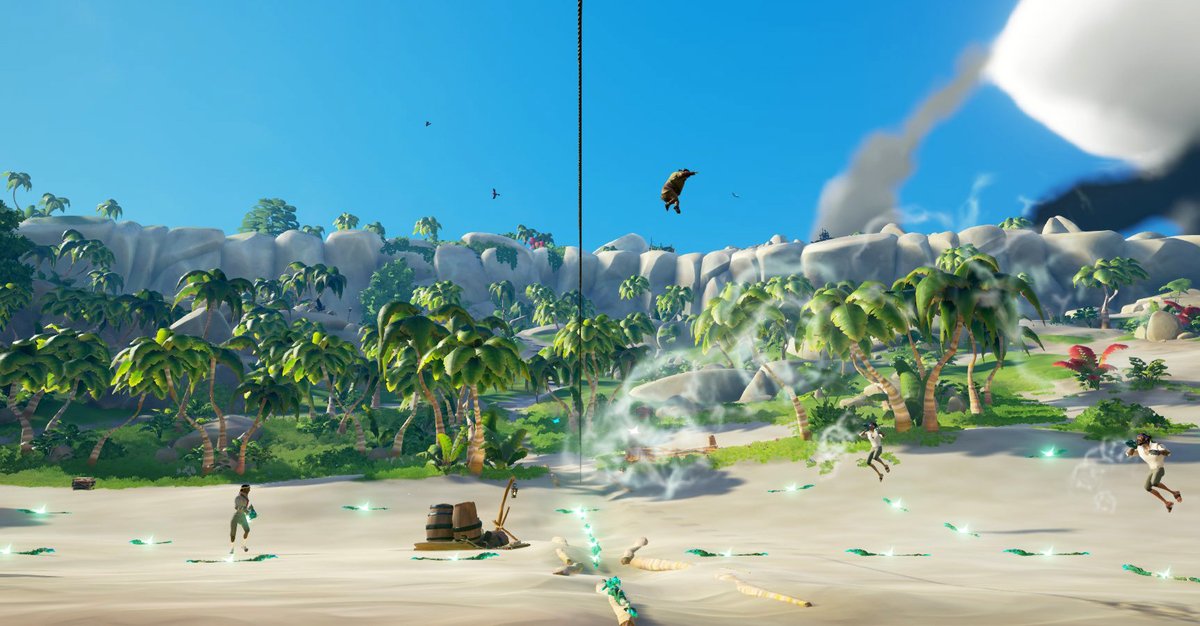 An impressive display of player-pirate juggling and a crafty Kraken controller are just a couple of the fresh fan creations highlighted in the latest Community Hub update: seaofthieves.com/community-hub

Tag your own antics with #BeMorePirate for a chance to be featured!