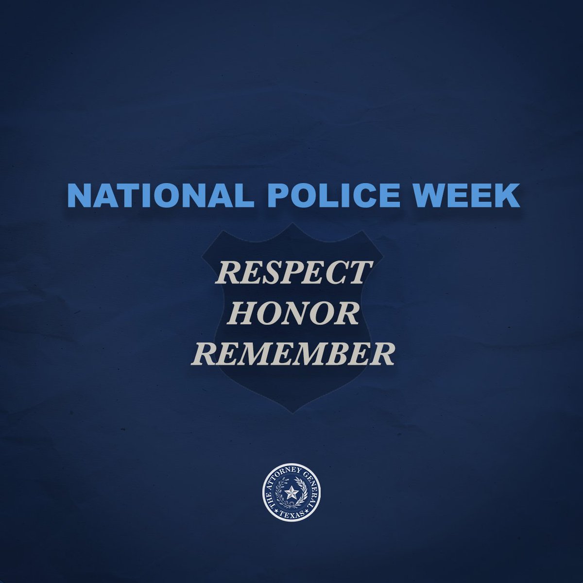 This week, the OAG is honoring all law enforcement officers who courageously gave their lives while serving the people of Texas.