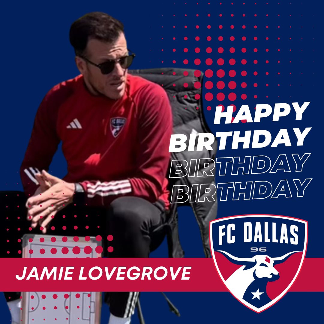 ⚽️ Wishing our incredible coach, Jamie Lovegrove, a very happy birthday! 🎉 #DTID | @ecnlgirls | @fcdallas | #HeartAndHustle