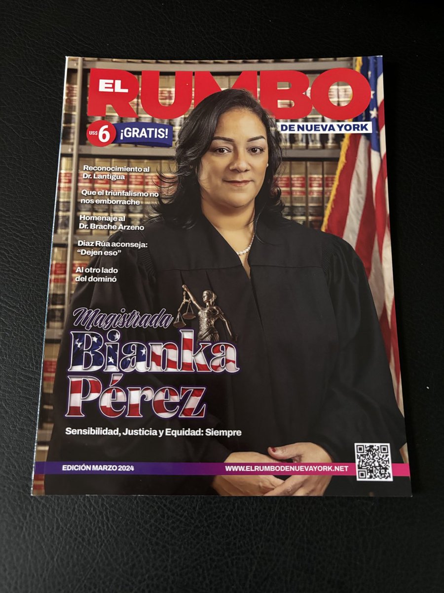 Muy orgulloso de mi hermana, la jueza Bianca Perez. Es un ejemplo para nuestra comunidad.