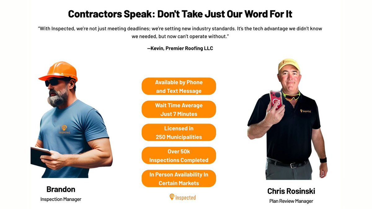 Setting new standards for #Contractors and #HomeBuilders is not an empty promise or pitch: Our #VirtualInspection technology aims to reduce operational costs by up to 50% and boost productivity by 40%. Try a demo on bit.ly/4bedEYB