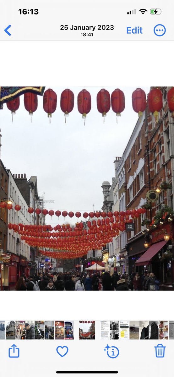 During Chinese New Year @visitlondon they dig out and display their many’ baubles’