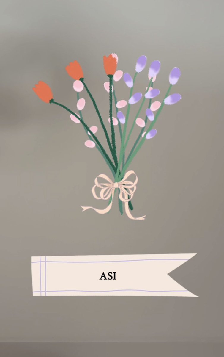 Alaz and Asi as flowers #Aslaz